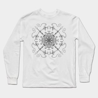 Love Your Life Mandala Long Sleeve T-Shirt